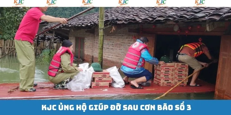 KJC ủng hộ khắc phục sau thảm họa bão số 3 