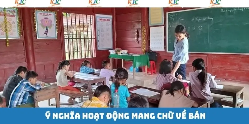Ý nghĩa trong hành trình đem chữ về bản